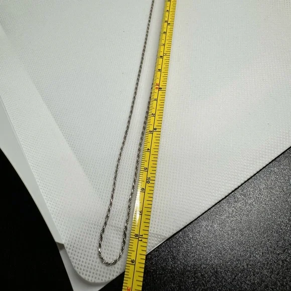 925 Sterling Silver Rope Chain - Picture 3 of 8